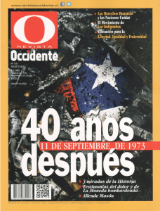 Entrevista en Revista Occidente.