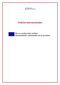 noticias internacionales relacionadas con la juventud