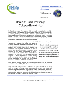 Ucrania: Crisis Política y Colapso Económico