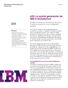 eX5: La quinta generación de IBM X