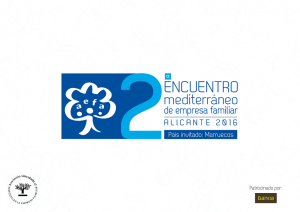 Presentación 2º Encuentro Mediterráneo de Empresa
