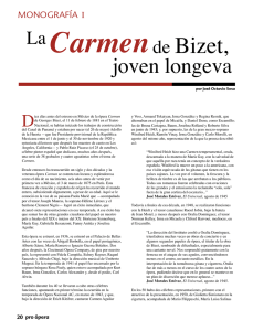 La Carmen de Bizet, joven longeva