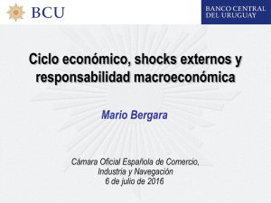 Ciclos económicos, shocks externos y responsabilidad