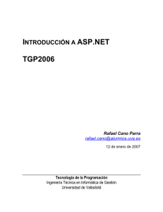 Introducción a ASP.NET