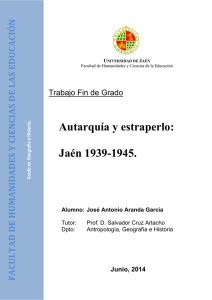 Autarquía y estraperlo: Jaén 1939-1945. - TAuja