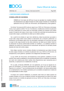 Orden de 3 de marzo de 2016 por la que se aprueban los modelos