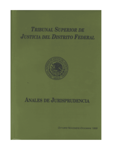 trib unal s uperior de justicia del distrito federal anales de