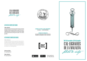 `Cal·ligrafies de la malaltia`