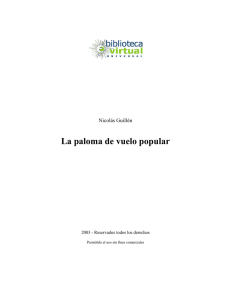 La paloma de vuelo popular - Biblioteca Virtual Universal