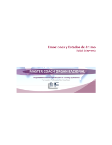 Emociones y Estados de ánimo - Escuela Internacional de Coaching