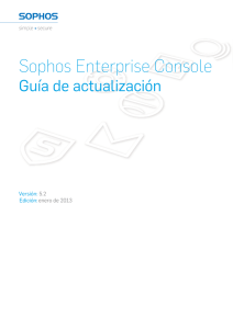 Guía de actualización de Sophos Enterprise Console