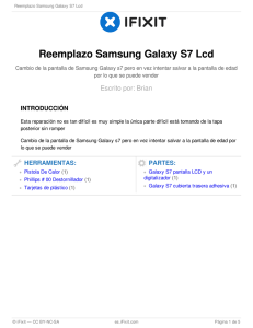 Reemplazo Samsung Galaxy S7 Lcd