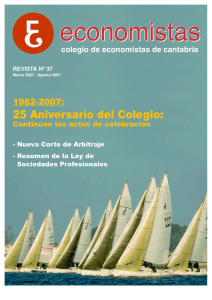 revista nº 37 - Colegio de Economistas de Cantabria