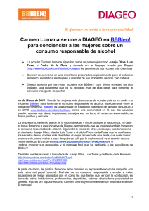 Carmen Lomana se une a DIAGEO en BBBien! para concienciar a
