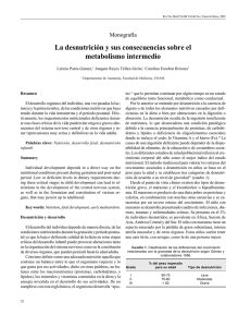 La desnutrición y sus consecuencias sobre el - E-journal