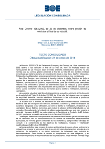 Real Decreto 1383/2002, de 20 de diciembre, sobre