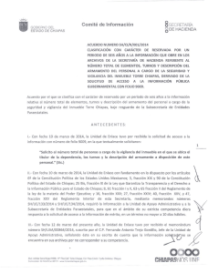 SH/CI/R/001/2014 - Secretaría de Hacienda