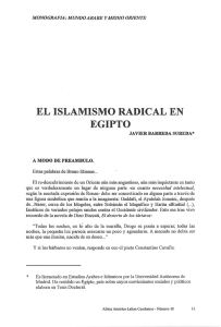 EL ISLAMISMO RADICAL EN - Inicio