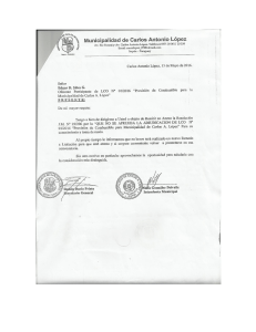 Page 1 Municipalidad de Carlos Antonio López Av. Río Paraná y Av