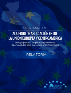 acuerdo de asociación entre la unión europea y centroamérica