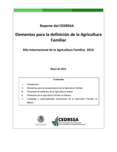 Elementos para la definición de la Agricultura Familiar