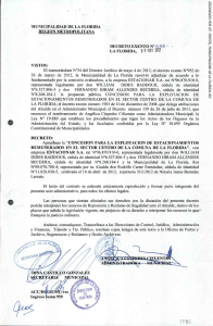 DECRETO EXENTO N&ldquo;Ho`b% r ,