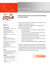 Cafés el Criollo continua su innovación tecnológica con Grupo Neolan