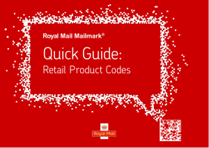 Quick Guide - Royal Mail