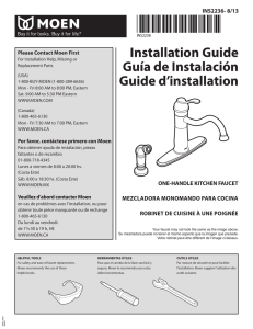 Installation Guide Guía de Instalación Guide d