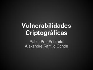 Vulnerabilidades Criptográficas
