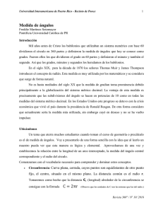 Medida de ángulos - cremc - Universidad Interamericana de Puerto