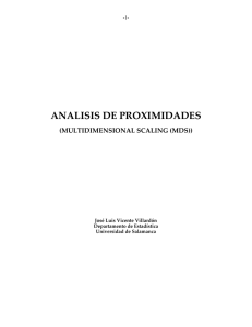 ANALISIS DE PROXIMIDADES