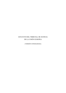 Estatuto del Tribunal de Justicia de la Unión Europea