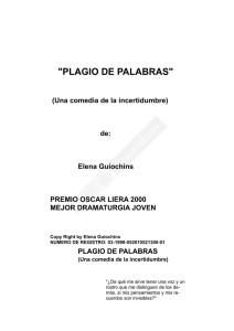 "PLAGIO DE PALABRAS"
