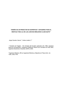 "DISEÑO DE UN PREDICTOR DE SUPERFICIE Y ANTIAEREO