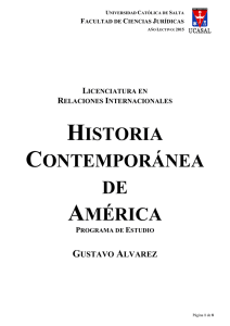 historia contemporánea de américa
