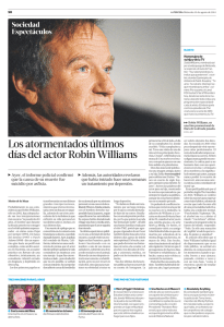 Los atormentados últimos días del actor Robin Williams