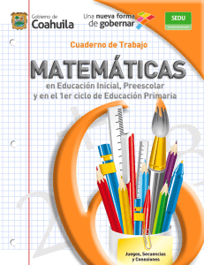 Organización del programa de matemáticas en la RIEB