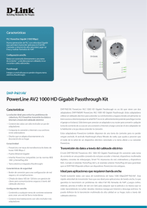 PowerLine AV2 1000 HD Gigabit Passthrough Kit - D-Link