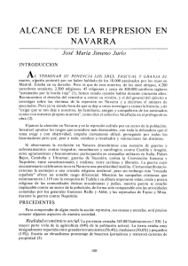 ALCANCE DE LA REPRESION EN NAVARRA