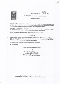 3 3 `? 8 - Contraloría General del Estado