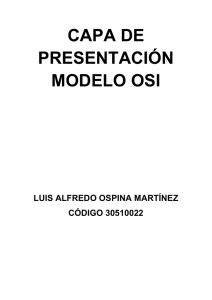 capa de presentación modelo osi