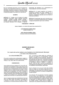 decreto 0815 de 2013 - Alcaldía de Medellín