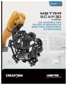 Escáneres 3D CMM ópticos montados en robot: MetraSCAN-R