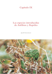 Capítulo IX Las especies introducidas de Anfibios y Reptiles
