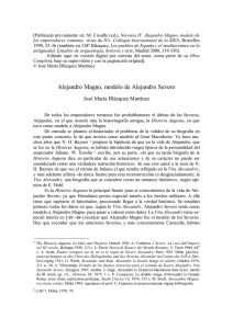 Alejandro Magno: modelo de Alejandro Severo