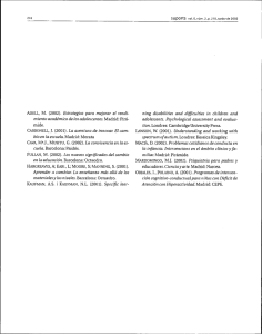 ADELL, M. (2002). Estrategias para mejorar el rendi- ning