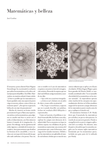 Matemáticas y belleza - Revista de la Universidad de México