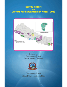 Survey Report on Current Hard Drug Users in Nepal