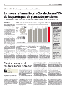 La nueva reforma fiscal sólo afectará al 1% de los